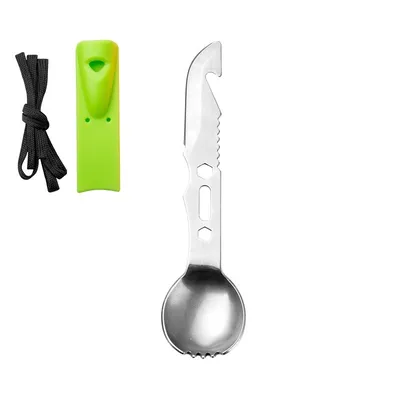 Stainless Steel Hand Tool Multifunctional Combination Spoon with Knife
