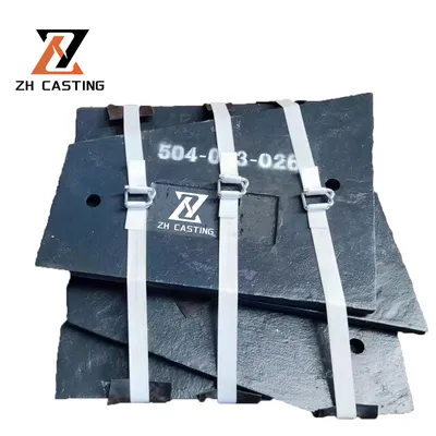 Jaw Crusher Parts Side Liner Cheek Plate Side Plate Crusher Spare Parts