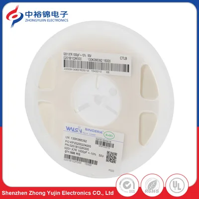 Surface Mount Mlcc 0201 SMD Ceramic Film Chip Capacitor
