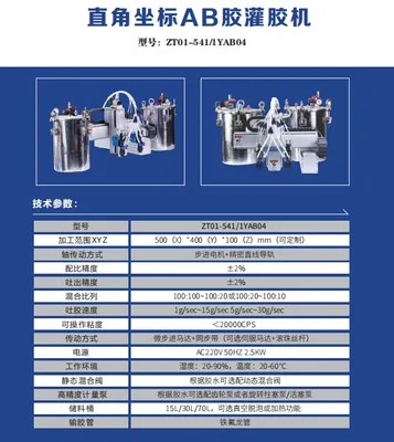 Cartesian Coordinates Ab Automatic Glue Filling Machine