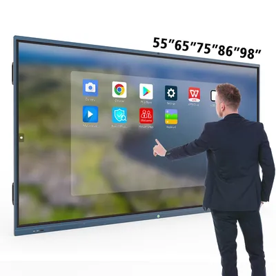 55 65 75 85 86 98 110 Inch Pen Finger Touch 4K LCD Digital Smart Interactive Flat Panel
