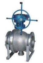 Flange End Ball Valve (Cast Steel, Gear Wheel)
