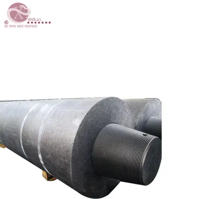 UHP Graphite Electrode 610 mm in Diameter and 2400 mm in Length Customized 600*2100mm Electrode
