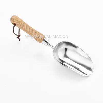 Deep Cavity Head Stainless Steel Transplanting Planting Hand Potting Scoop