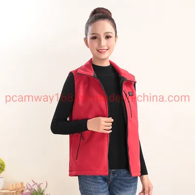 Intelligent Charging Heating Fleece Waterproof Autumn and Winter Garment USB Heating Vest High-Collar Garment Electric Heating Vest