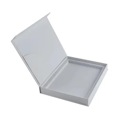 Custom Logo Hediye Kutusu Premium Quality Handmade White Color Rigid Cardboard Magnet Gift Boxes for Photo Frame Packaging Boxes