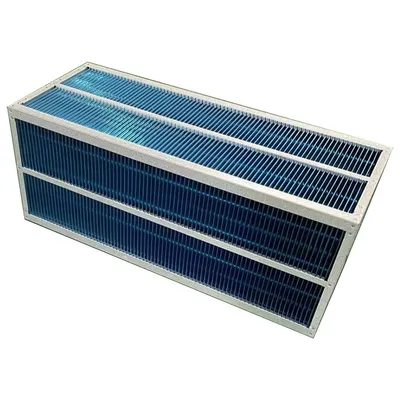 Low Cost High Efficiency Heat Reclaim Flat Plate Heat Exchanger