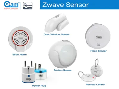 Mobile Phone Remote Control Zwave 868.4MHz WiFi Power Socket, Z Wave Door Window Sensor Z-Wave Module for Smart Home Alarm Security System