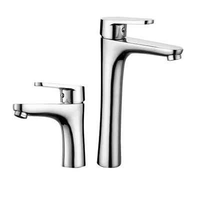 New Design Modern Water Ridge Single Hole Mixer Tap High Arc Zinc Body Chrome Plated Lead Free Kitchen Faucet