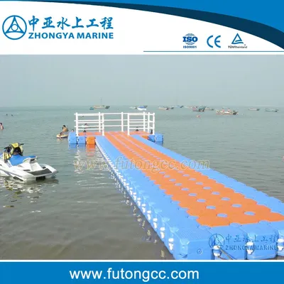 Floating Plastic Cube Blue Plastic Dock Floats