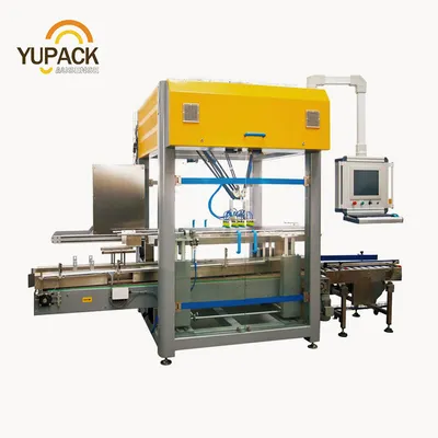 Robotic Top Load Automatic Case Packer for Bags Boxes Jugs Bottles Pouches