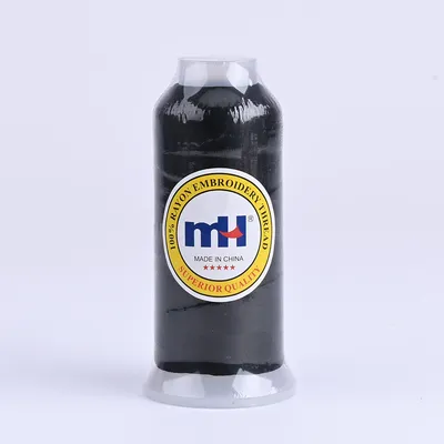 Mh 120d/2 100% Viscose Silk Rayon Embroidery Thread for Machine Embroidery