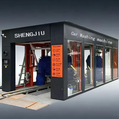 Automatic Car Washing Machine, Intelligent Tunnel Car Washing Machine, 360 Degree Non Dead All-Round Cleaning Machine