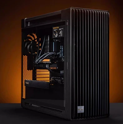 Proart PA602 Creative Nation for Full Tower Side-Transparent Desktop Computer Office Water-Cooled Steel Eatx Fan Case Republic