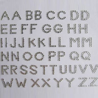 Crystal 26 letters Sticker (26 Letters)