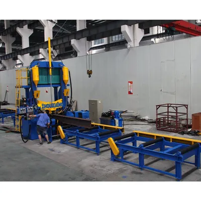Automatic Steel Structure Assembling Welding H Beam Making Machine