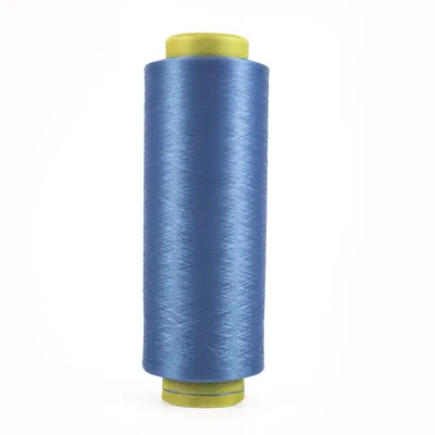 Dope Dyeing Rececled Polyester Yarn DTY Draw Textured Yarn for Weaving