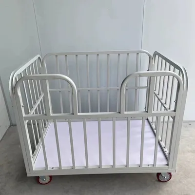 Durable Noise-Free Rubber Wheel Trolley for Fabric Handling