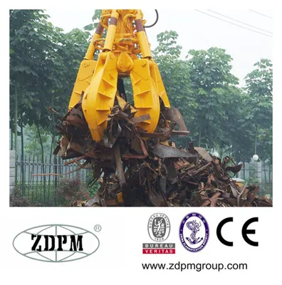 Heavy Duty Electric Hydraulic Grab Bucket for Scrap Steel