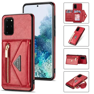 Flip Case Retro Leather Wallet Cover Protection Phone Holder Shockproof Shell