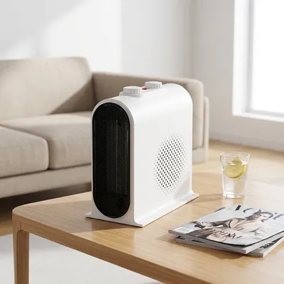 Hot Selling Mini Electric Indoor Room Home Office Bedroom 220V PTC Instant Heating Fan Heater with Fan