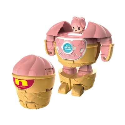 Food Transformation Robot Armored Machine Toy for Children