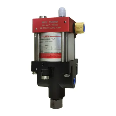Usun Model: Mo22 Max. Output 290bar Mini Pneumatic Driven Hydro Pressure Testing Pump for Hydraulic Clamping
