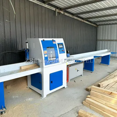 CNC Wood Cross Cut Saw Automatic Electronic Timber Cutting Machine