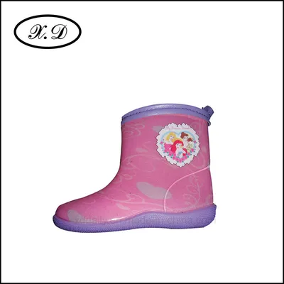 PVC Fashion Rain Shoes for Kids
