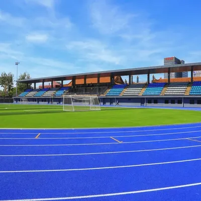 Polyaspartic Polyurea Coating for School Bleachers UV Stable Seamless Protective Layer