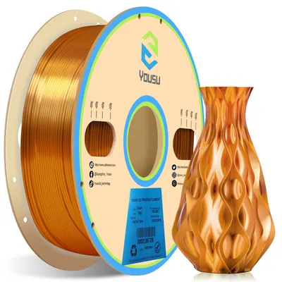 3D Printers Copper Silk PLA Filament 1.75mm 1kg Spool for 3D Idrawing Pen Printing Materials 3D Printing Easy-Use Filaments