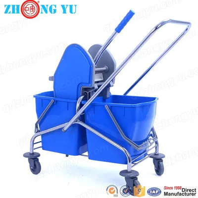 50L Blue Color Mop Bucket with Wringer (ZY4005)