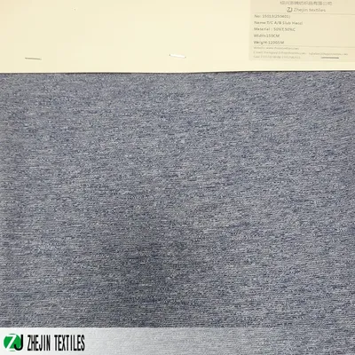 Cotton Polyester C/T a/B Slub Hacci Fabric