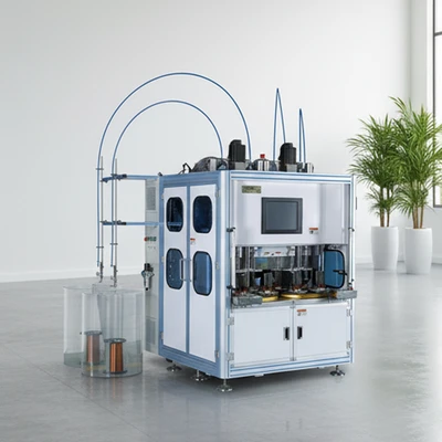 Four-Head Eight-Station High-Efficiency Miniature Coil Winding Machine Heater Rotor DC Armature