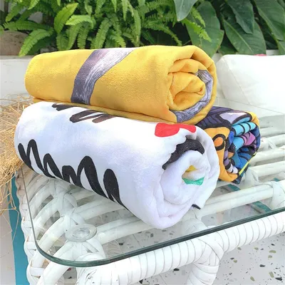 Custom Embroidery Logo Sport Hotel Towel Home Use Bath Face Hand Towel Beach Towels