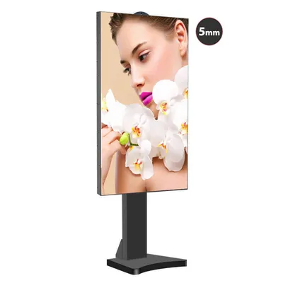 43 Inch Window Facing LCD Display 3000 Nits High Contrast Coffee Shop Digital Menu Sign