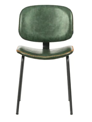 Modern Dining Chair for Restaurant with Metal Frame and PU Upholstered in Different Color