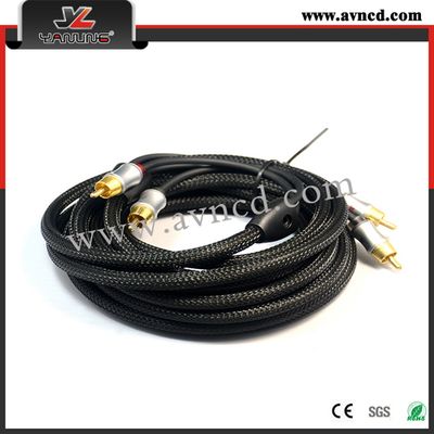 Car Parts Good Selling RCA Signal Cable Interconnect (R-063)
