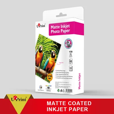 200g/300g A4 Sheet Wholesale Inkjet Matte Printing Paper