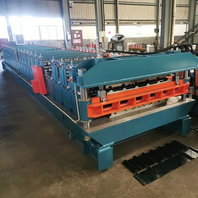 Metal Building Materials Roofing Sheet Making Machine Double Layer Roll Forming Machine