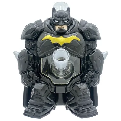 Armored Batman Resin Glass Water Pipe PVC Glass Water Pipes Hookah