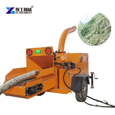 Wide Feeding Inlet Heavy Duty Wood Crusher for Timber Factory Waste Recycle