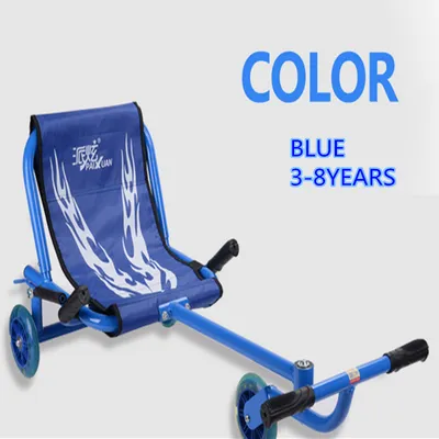 3 Wheels Foot Twister Swing Cars 3-8 Years Blue