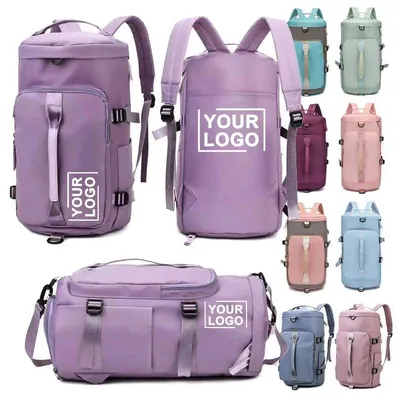 Fashion Travel Gym Large Capacity Backpack Sports Outdoor Waterproof Nylon Travel Bag