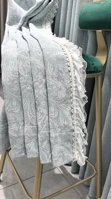 Chenille Weaving Double-Face Satin Jacquard Dimout Curtain