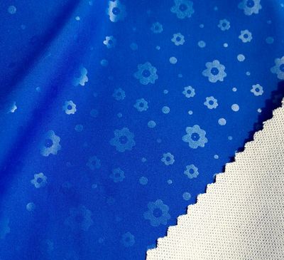 320t 50d*50d Pongee Fd Embossed Bounding with Knitting