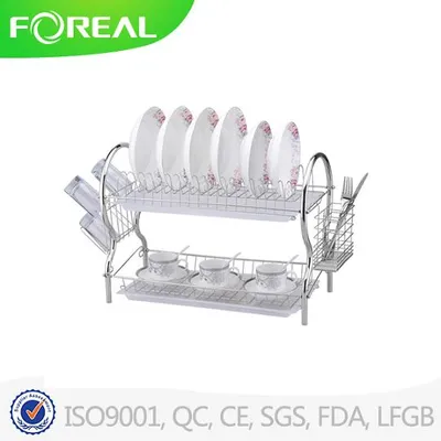 Metal Chromed Tableware Dish Rack