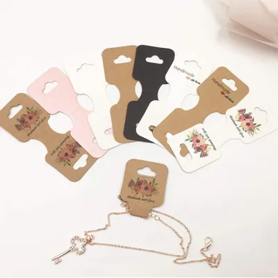 Fashion Pendant Necklace Jewelry Display Holder Business Card