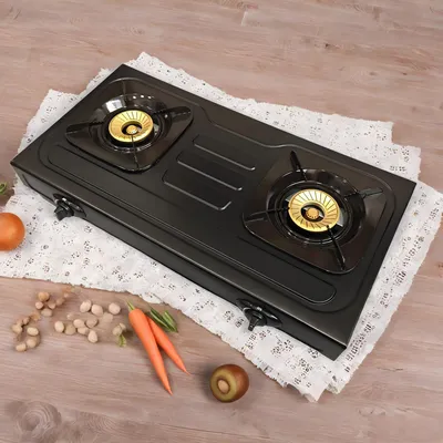 Premium 2-Burner Gas Stove for Home Kitchen Cooking