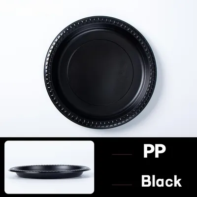 Takeaway Disposable PP Cake Tray Plates 10*10 Inch Dinner for Restaurants Birthday Parties Modern